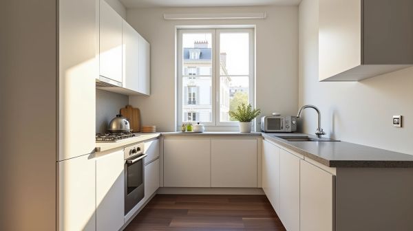 Rénover sa cuisine à Paris quand on a 12 m2 et un mur porteur