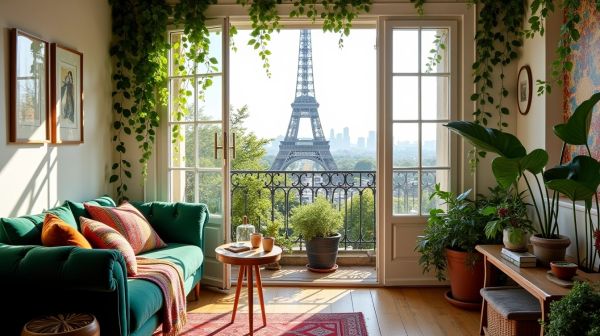 Vingt mètres carrés d'extérieur suffisent à changer un appartement parisien