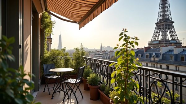Vingt mètres carrés d'extérieur suffisent à changer un appartement parisien